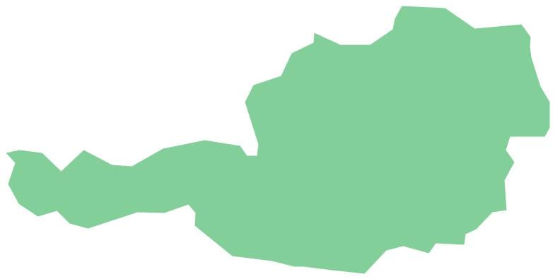 αυστρία χάρτη διάνυσμα
