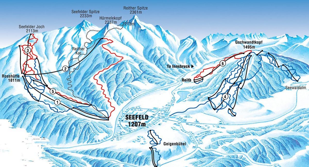 χάρτης του seefeld, αυστρία