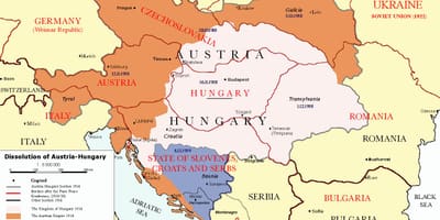 Αυστρία ουγγαρία χάρτη του 1900