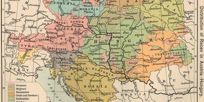 Αυστρία ουγγαρία χάρτη του 1900