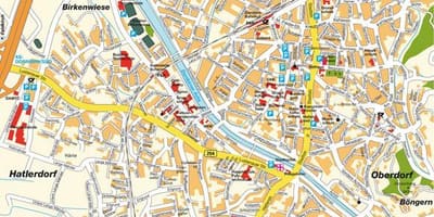 Χάρτης του dornbirn της αυστρίας