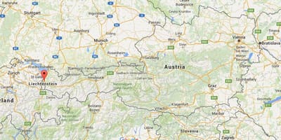 Χάρτης του feldkirch της αυστρίας
