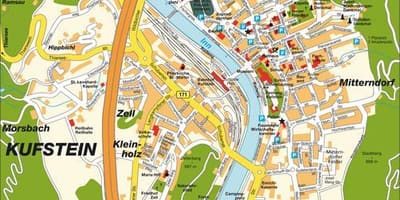 Χάρτης της πόλης: kufstein της αυστρίας