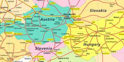 Αυστρία σιδηροδρομικό χάρτη