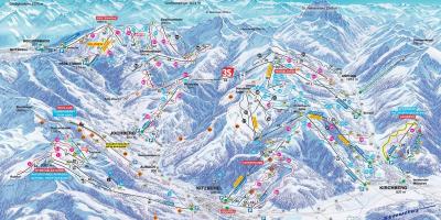 Σκι στην αυστρία χάρτης
